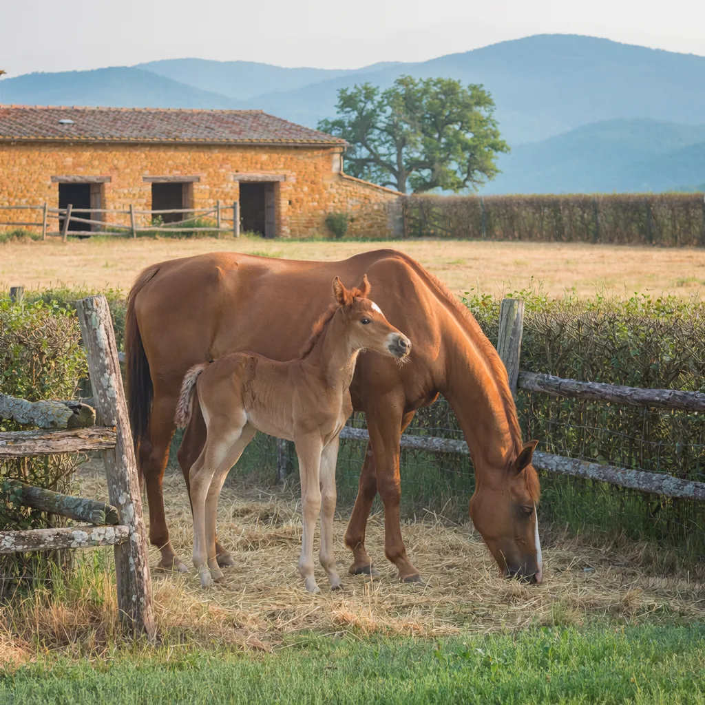 Élevage de chevaux, Élevage du Moulin, Saint-Martin-du-Frêne