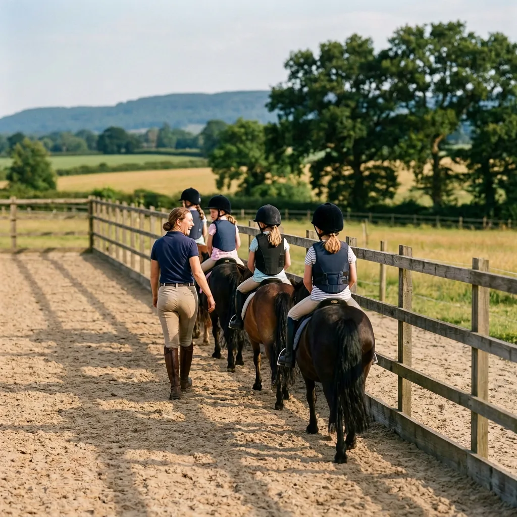 Cours de poney à Saint-Martin-du-Frêne, Ain